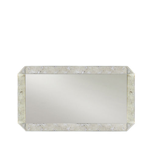 Specchio a muro - TAMARA RECTANGULAR - KOKET Love Happens - Art Deco / rettangolare / bianco