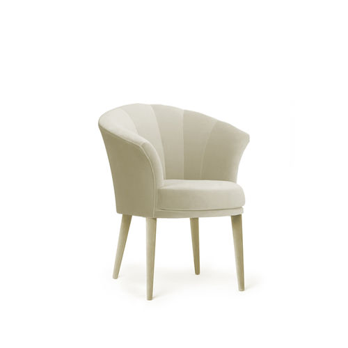 Sedia da pranzo contemporanea - BESAME - KOKET Love Happens - da interno / in tessuto / con supporto in legno laccato