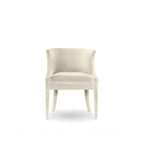 Sedia da pranzo classica - ATHINA - KOKET Love Happens - da interno / in velluto / con supporto tessuto