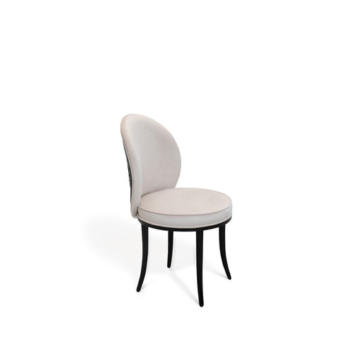 Sedia da pranzo classica - MERVEILLE FOLIE FEATHER BACK - KOKET Love Happens - da interno / in velluto / in pelle