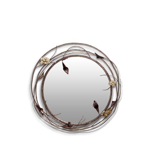 Specchio a muro - STELLA CRYSTALIZED - KOKET Love Happens - design originale / rotondo / in rame