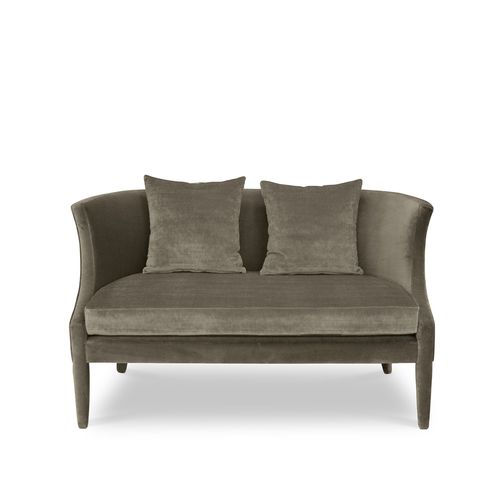 Divano classico - ATHINA  - KOKET Love Happens - in velluto / con cuscino rimovibile / con schienale alto