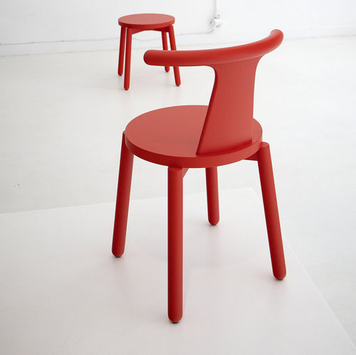 Sedia da pranzo contemporanea - VIVA - Branca-Lisboa - da interno / in frassino / in legno tinto