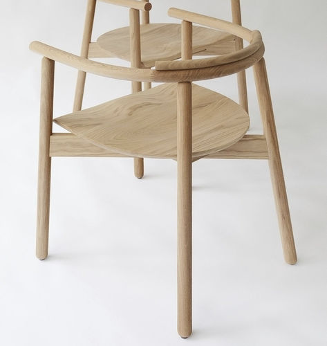 Sedia contemporanea - MARS - Branca-Lisboa - da interno / in rovere / in frassino