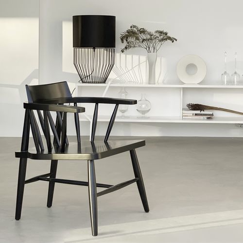Poltrona contemporanea - R&B2 - Branca-Lisboa - in frassino / in legno tinto / bianca