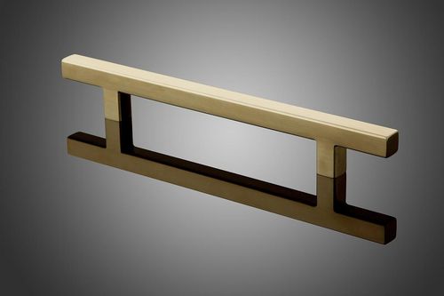 Maniglia a tirante per porta - RECTANGULAR - FORMS+SURFACES - in ottone / in bronzo / in acciaio inossidabile