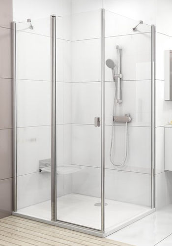 Parete doccia fissa - CHROME: CPS - RAVAK - d'angolo
