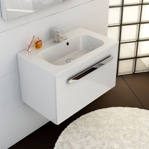 Lavabo da appoggio - CHROME 600/700/800 - RAVAK - in composito / rettangolare / contemporaneo
