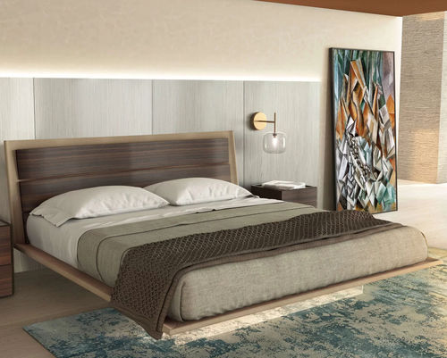 Letto flottante - Wave - Presotto - matrimoniale / contemporaneo / con testiera