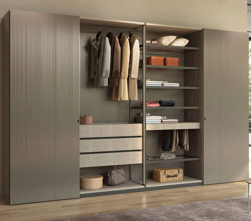 Armadio contemporaneo - KabinArmadio® - Presotto - in vetro / in melaminico / con ante a libro