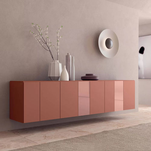 Credenza alta - I-modulArt - Presotto - a muro / contemporanea / in legno laccato opaco