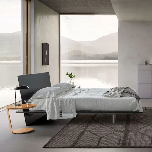 Letto matrimoniale - Plana - Presotto - contemporaneo / con testiera / con illuminazione incorporata