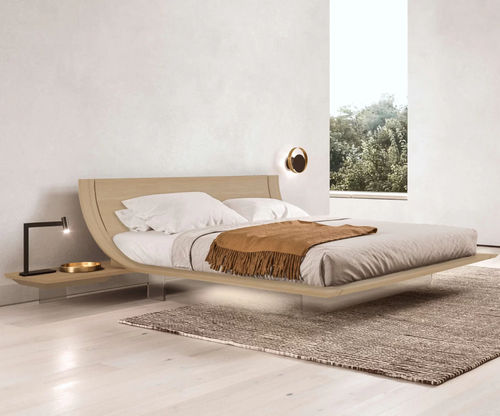 Letto matrimoniale - Aqua - Presotto - contemporaneo / con testiera / con comodini