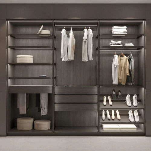 Cabina armadio ad angolo - Tecnopolis Free - Presotto - modulare / contemporanea / in melaminico