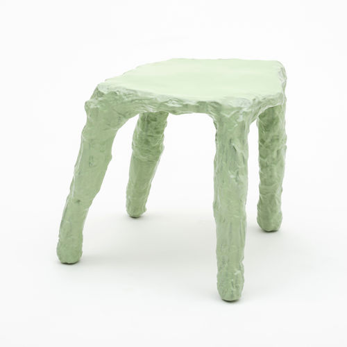 Sgabello design organico - THANATOS LIMITED EDITION - Philipp Aduatz - in composito / in marmo / con supporto in composito