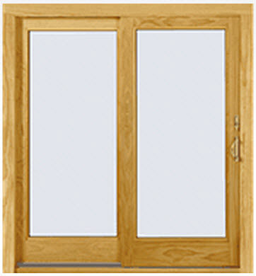 Vetrata scorrevole - A - Andersen - in legno / a doppi vetri