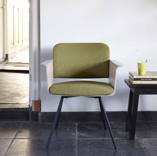 Sedia contemporanea - BEECH - Spoinq - da interno / in tessuto / in pelle