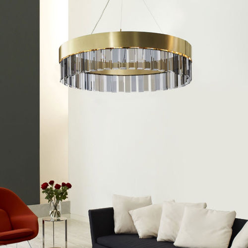 Lampadario contemporaneo - SOLARIS - cto lighting - in vetro / in ottone / a incandescenza