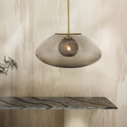 Lampada a sospensione - PETRA - cto lighting - in vetro fumè / contemporanea / con cavo