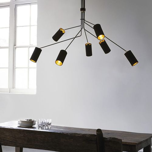Lampadario contemporaneo - ARRAY - cto lighting - in ottone / in cotone / LED