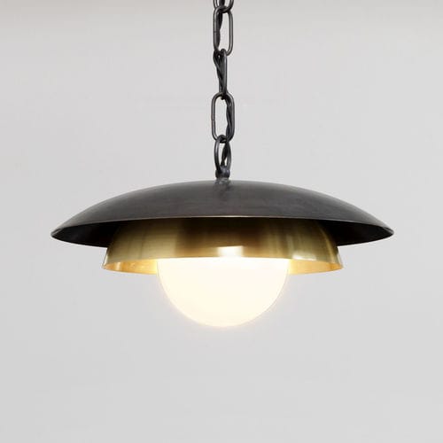 Lampada a sospensione - CARAPACE - cto lighting - in metallo / in vetro opalescente / contemporanea