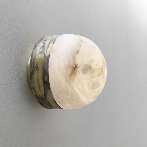 Applique contemporanea - LUCID - cto lighting - da interno / in ottone / in alabastro