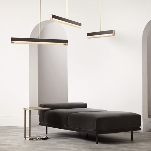 Lampada a sospensione - ARTÉS - cto lighting - in ottone / in alabastro / contemporanea