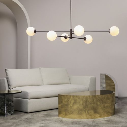 Lampadario contemporaneo - TREVI - cto lighting - in vetro / LED / alogeno