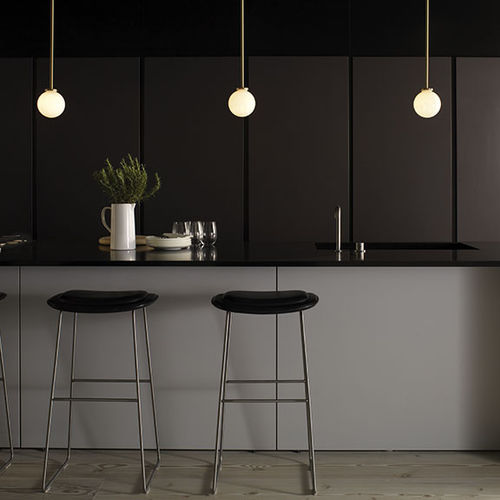 Lampada a sospensione - MEZZO - cto lighting - in metallo / in vetro opalescente / contemporanea