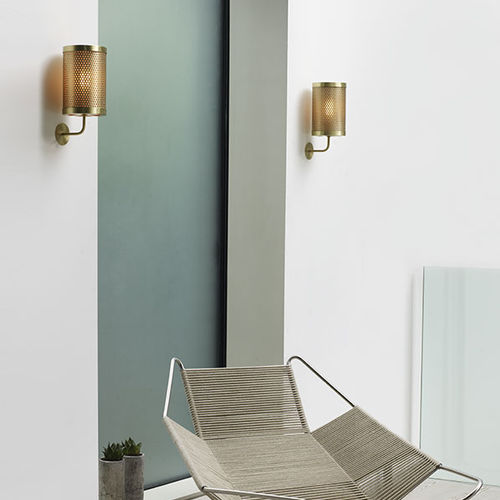Applique contemporanea - PIERRE - cto lighting - da interno / in ottone / tonda
