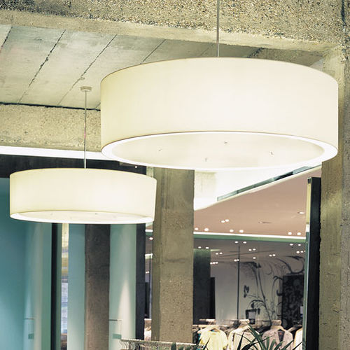 Lampada a sospensione - DRUM - cto lighting - in metallo / in seta / contemporanea