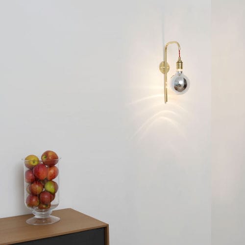 Applique contemporanea - BIG BULB  - cto lighting - da interno / in ottone lucidato / tonda