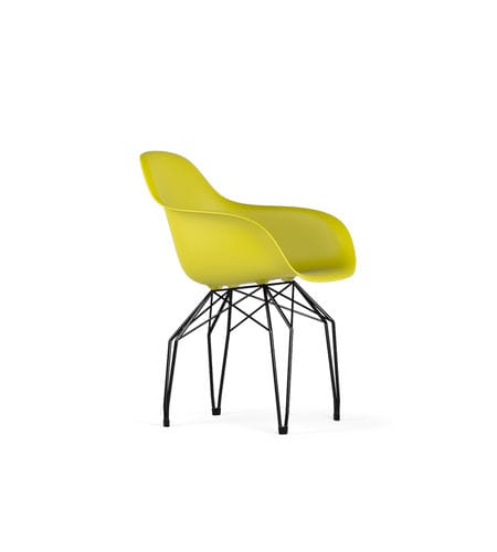 Sedia contemporanea - DIAMOND V9 - Kubikoff - da interno / in polipropilene / con supporto in metallo