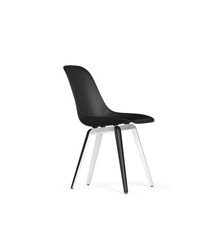 Sedia contemporanea - SLICE V9 - Kubikoff - da interno / in polipropilene / con supporto in legno