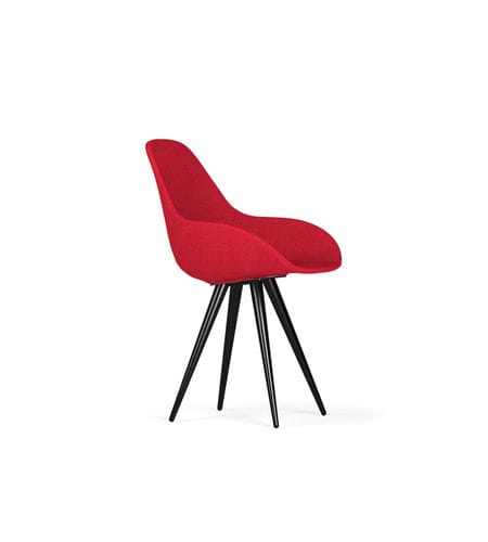 Sedia contemporanea - ANGEL DIMPLE POP - Kubikoff - da interno / in tessuto / in ecopelle