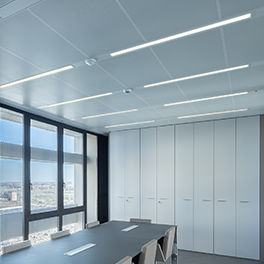 Luce da incasso a soffitto - L 480 - 3F Filippi S.p.A. - LED / lineare / IP40