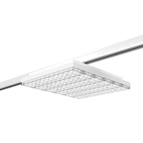 Faretti a binario LED - 3F SIX UGR - 3F Filippi S.p.A. - quadrato / in acciaio verniciato / in PMMA