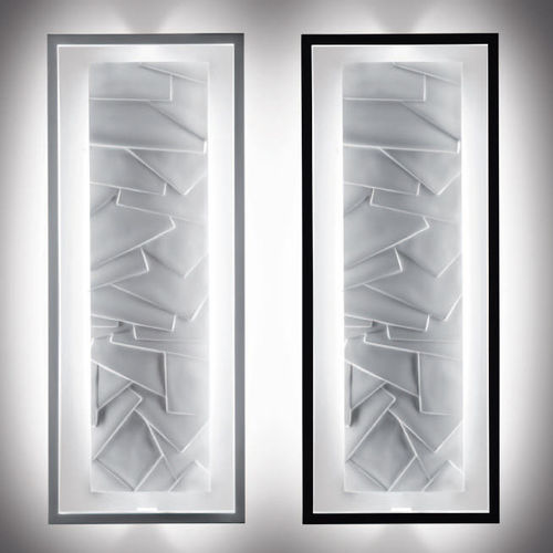 Applique design originale - EDO LT - CINIER - da interno / in acciaio / in pietra naturale