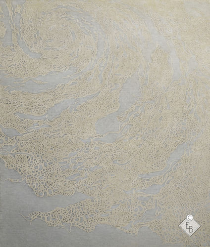 Tappeto in lana - HAZEL MOONBEAM - Edition Bougainville - contemporaneo / a motivi / in PET