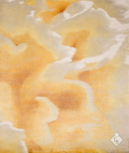 Tappeto in seta vegetale - COTTON SUNLIGHT - Edition Bougainville - contemporaneo / a motivi / in PET