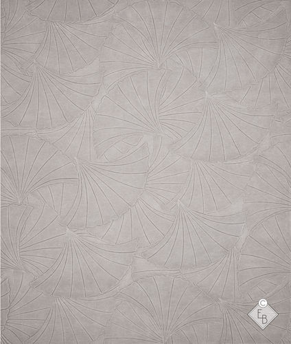 Tappeto contemporaneo - SENSU HAZE - Edition Bougainville - con motivi naturali / in PET / in lana