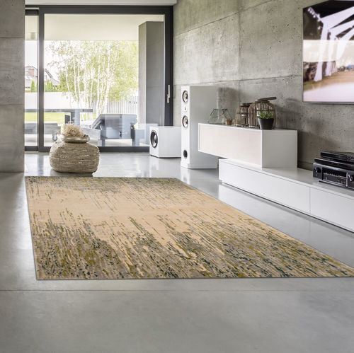 Tappeto contemporaneo - ARTY INFINITY - Edition Bougainville - a motivi / in canapa / in lana