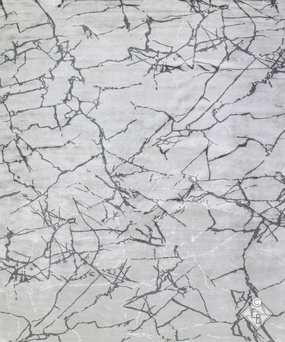 Tappeto in seta - NUUK MAGNESITE - Edition Bougainville - contemporaneo / a motivi / in canapa
