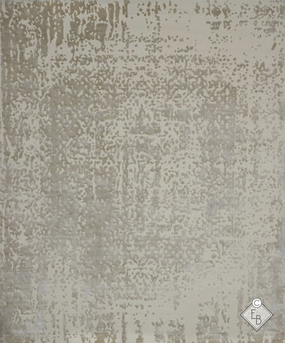Tappeto contemporaneo - SNOW FLAKES CREAM - Edition Bougainville - a motivi / in PET / in lana