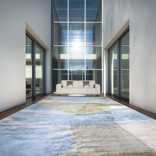 Tappeto contemporaneo - ARAL SUNRISE - Edition Bougainville - a motivi / in PET / in lana