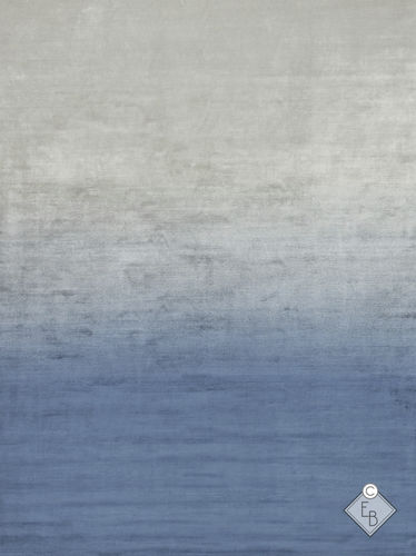 Tappeto contemporaneo - RAINBOW FALL AZURITE - Edition Bougainville - a motivi / in PET / in lana