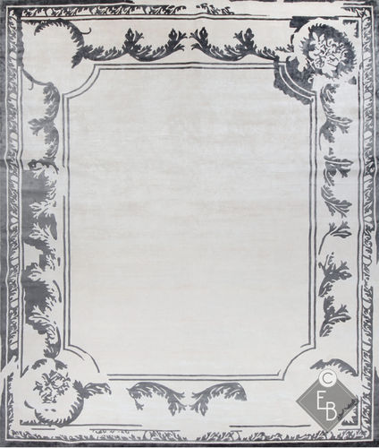 Tappeto tradizionale - FONTENAY NEW AGE FRAME SMOKE - Edition Bougainville - a motivi / in canapa / in lana
