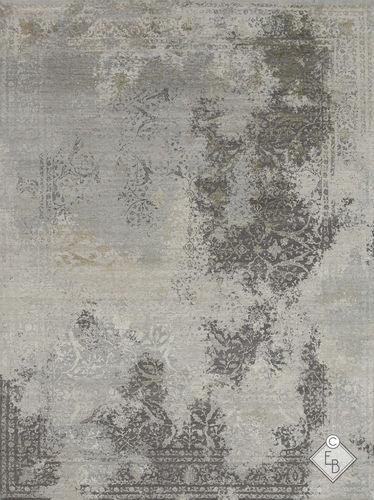 Tappeto contemporaneo - ANOUSHA GREY - Edition Bougainville - a motivi / in lana / in seta
