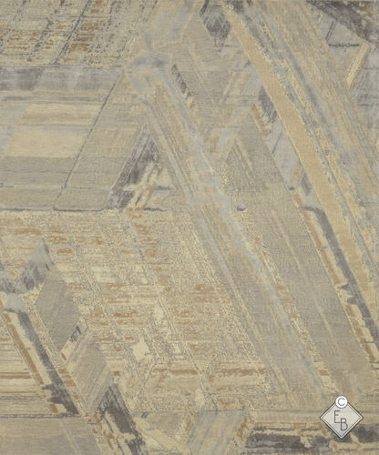 Tappeto contemporaneo - CHRYSLER DUNE - Edition Bougainville - geometrico / in PET / in lana