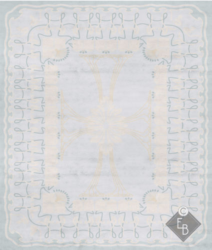 Tappeto contemporaneo - FITZGERALD GRES - Edition Bougainville - a motivi / in PET / in lana